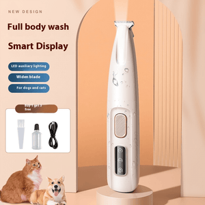 Pet Paw Trimmer With LED Light Grooming Clippers Tech Terracon 