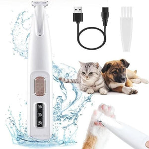 Pet Paw Trimmer With LED Light Grooming Clippers Tech Terracon Set 