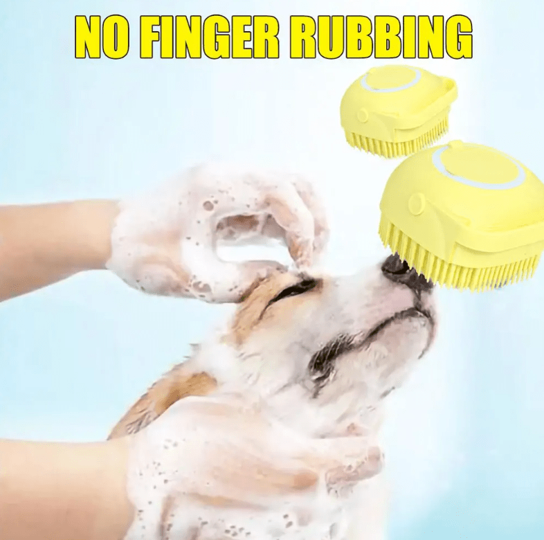 Cute Dog Bath Brush Tech Terracon 