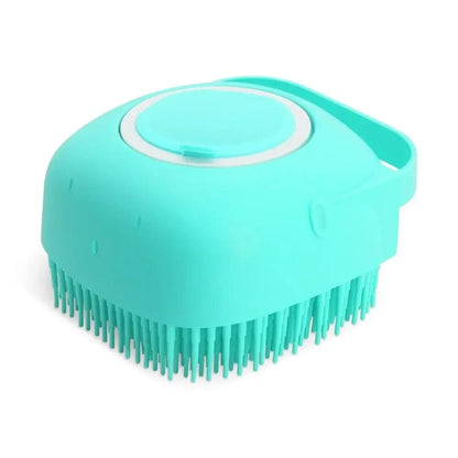 Cute Dog Bath Brush Tech Terracon Blue 