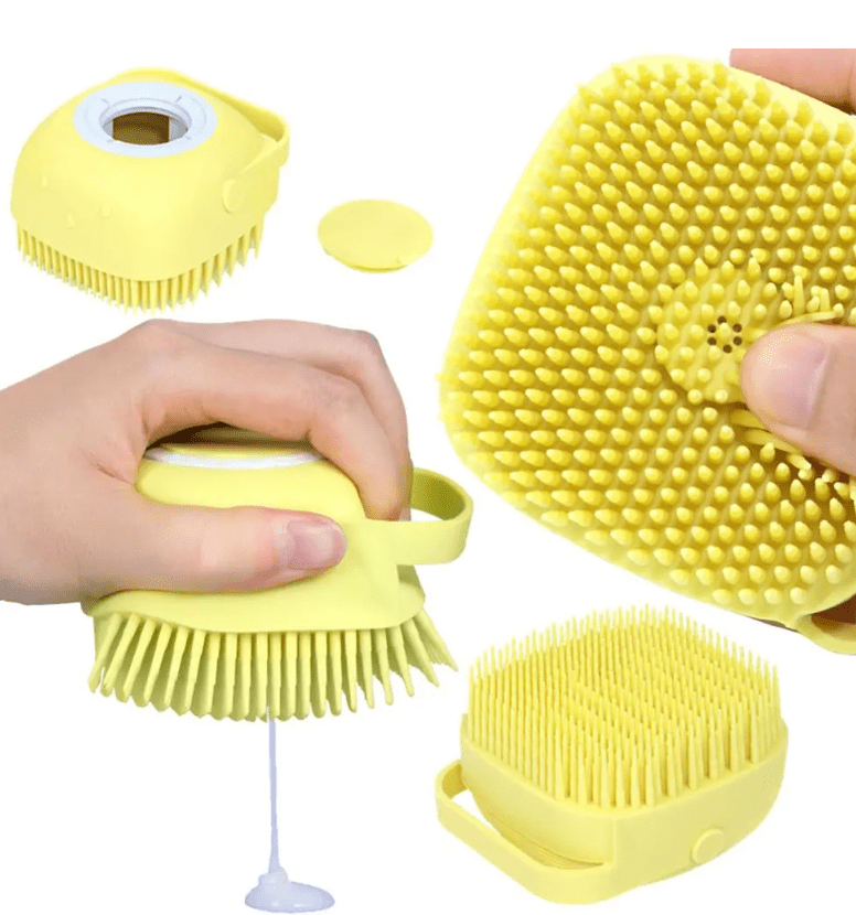 Cute Dog Bath Brush Tech Terracon 