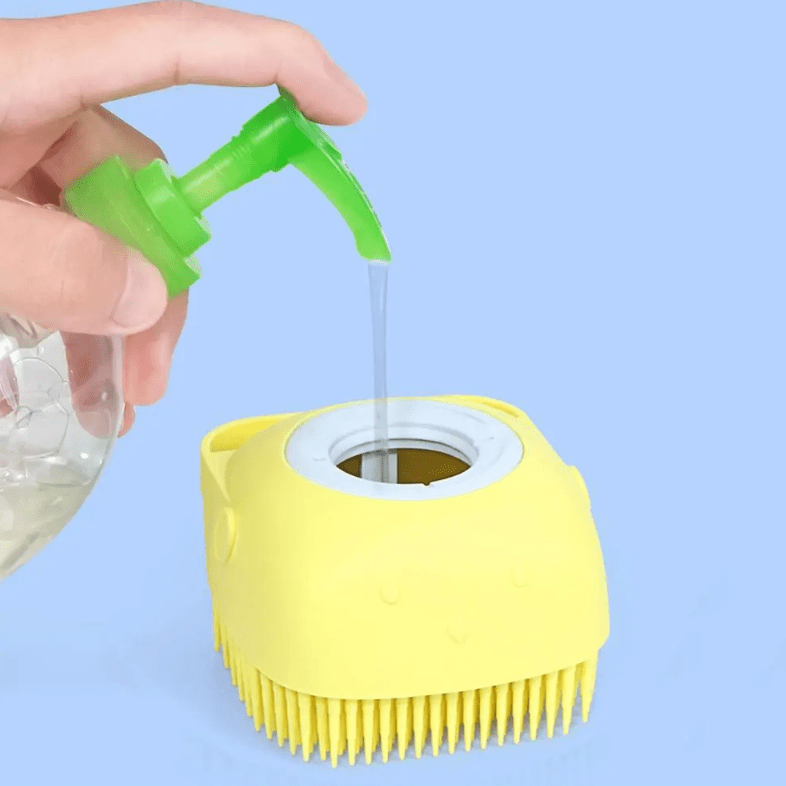 Cute Dog Bath Brush Tech Terracon 