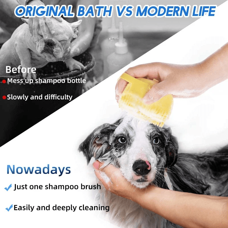 Cute Dog Bath Brush Tech Terracon 